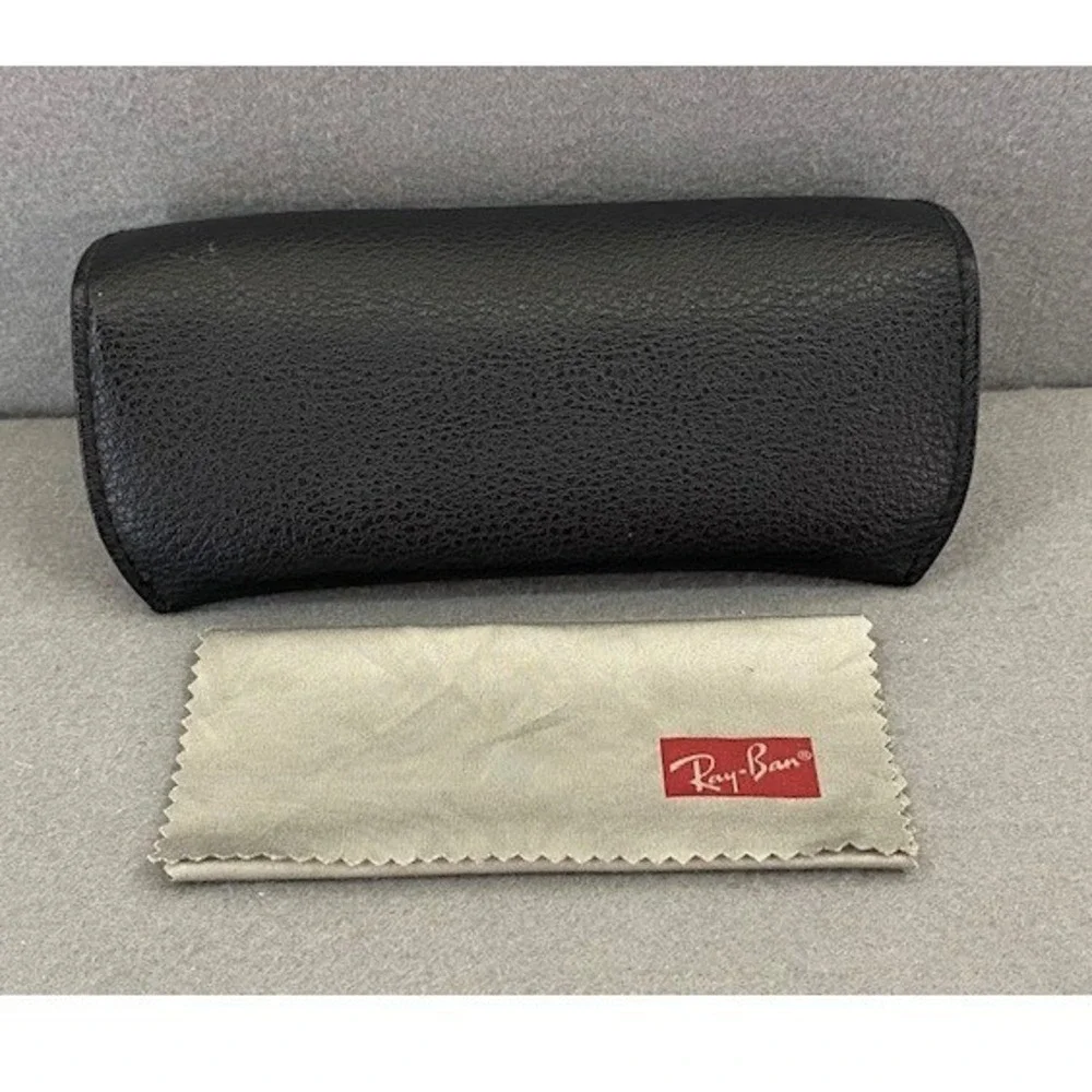 Ray Ban Universal Black Medium Sunglass Case Microfiber Cleaning Cloth‎